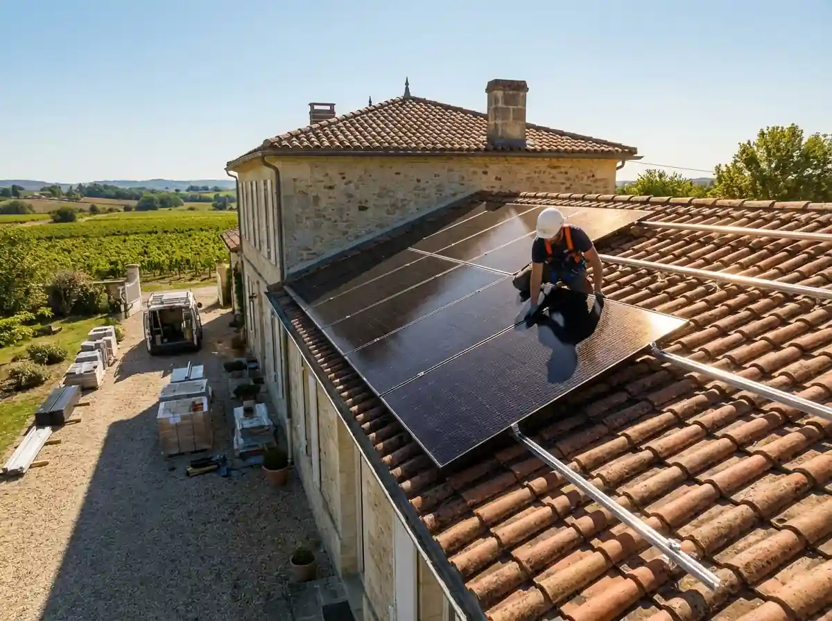 Installation de Panneaux Solaires Parempuyre